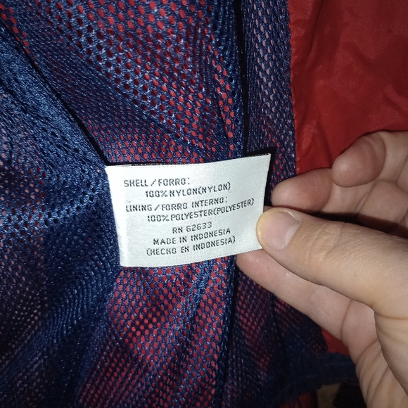 Cleveland Indians Pro Player Windbreaker Jacket Mens Large Chief Wahoo Vintage - Picture 4 of 16